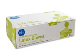MPR-50105 MED PRIDE Latex Exam Gloves Powder Box