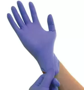 MPR-50504 MED PRIDE Powder Nitrile Exam Gloves Iris Box #2