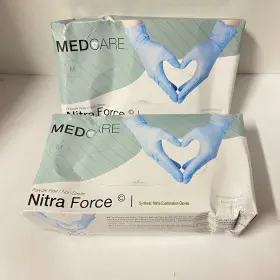 MD0120 MEDCARE NITRA FORSE Force Nitrile Examination Gloves
