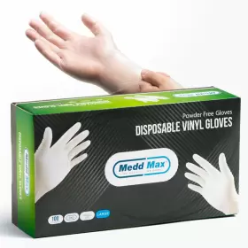 858153007045 MEDD MAX SUPPLY WE CARE Disposable Gloves Latex #2