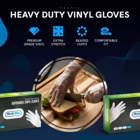 858153007045 MEDD MAX SUPPLY WE CARE Disposable Gloves Latex #3