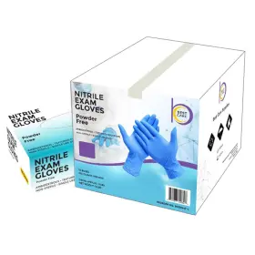 655887140648 MEDDCARE Nitrile Gloves Powder Exam Safe