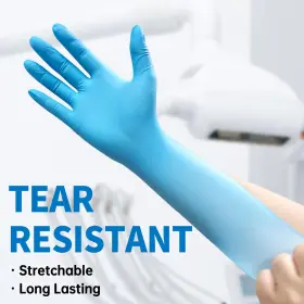 810160180562 MEDGUY Powder Nitrile Exam Gloves Mil Food Safe #2