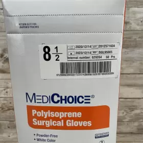 SGL95085 MEDI CHOICE Box Polyisoprene Surgical Gloves Sterile #2
