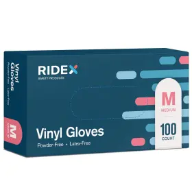 445023259265 MEDICAL Disposable Gloves Latex Powder Purp