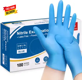 445011882840 MEDICAL INDUSTRIES Nitrile Exam Gloves Mil Latex