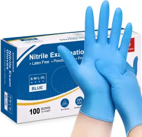 445028387321 MEDICAL INDUSTRIES Nitrile Exam Gloves Mil Latex