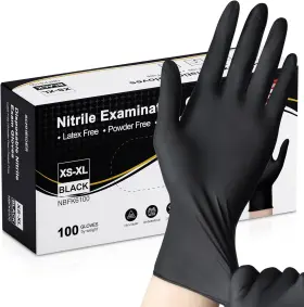 NBFK6103 MEDICAL INDUSTRIES Nitrile Exam Gloves Box Latex