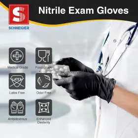 NBFK6123 MEDICAL INDUSTRIES Nitrile Exam Gloves Box Latex #2