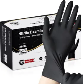 NBFK6123 MEDICAL INDUSTRIES Nitrile Exam Gloves Box Latex