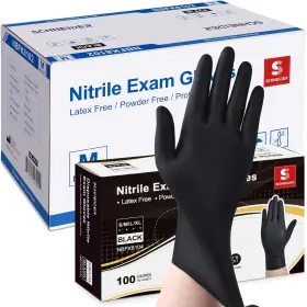 NBFK8101 MEDICAL INDUSTRIES Nitrile Exam Gloves Mil