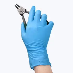 NBFT8003 MEDICAL INDUSTRIES Nitrile Exam Gloves Mil Box Tex #2
