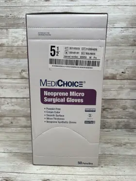 829253 MEDICHOICE Micro Surgical Gloves Sterile #3