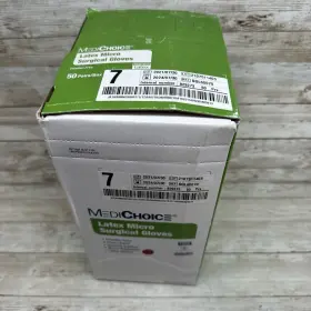 829270 MEDICHOICE Latex Micro Sterile Surgical Gloves Box #3