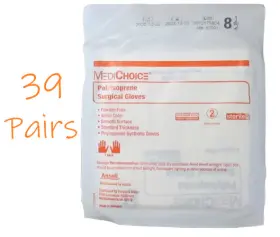 829284 MEDICHOICE Polyisoprene Sterile Surgical Gloves Powder