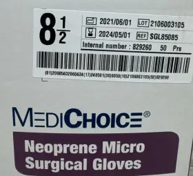 85085 MEDICHOICE Micro Surgical Gloves Sterile Dates #2