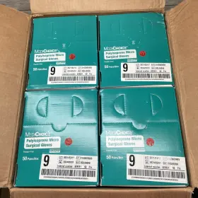 90090 MEDICHOICE Polyisoprene Micro Surgical Gloves Sterile #2