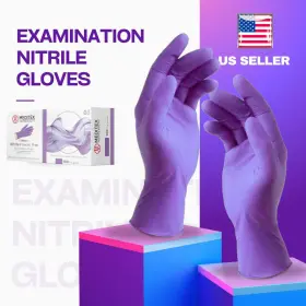MD-NG1CS-VEB MEDITEX Medical Nitrile Exam Latex Gloves