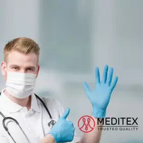 MD-NG4 MEDITEX Disposable Exam Nitrile Gloves Latex Cleaning #3