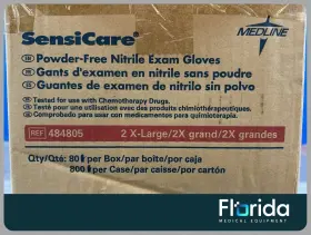 484805 MEDLINE Sensicare Powder Nitrile Exam Gloves