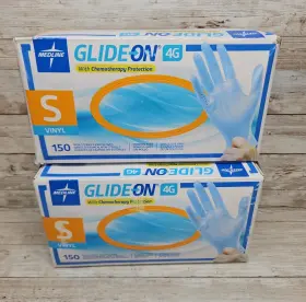 4GVINSC MEDLINE Glide Exam Gloves