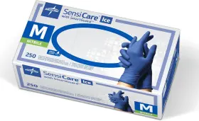 705353339325 MEDLINE Sensicare Nitrile Exam Gloves Powder