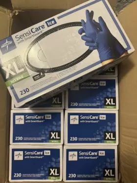 8019655595 MEDLINE Sensicare Smartguard Nitrile Gloves