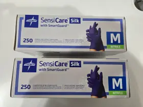 888277139810 MEDLINE Sensicare Silk Smartbox Nitrile Powdered