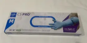 CS16M MEDLINE Pro Cuff Nitrile Exam Gloves Med Manf