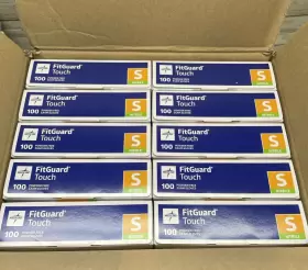 FG100S MEDLINE Fitguard Touch Nitrile Exam Gloves