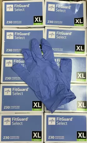 FG2604 MEDLINE Fitguard Select Nitrile Exam Gloves Medical