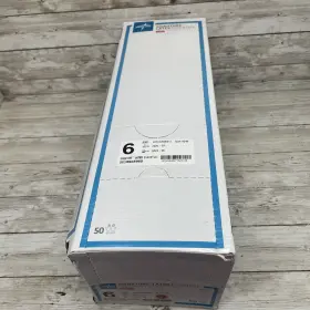 MDG5960 MEDLINE Dented Box Latex Essential Surgical Gloves #2