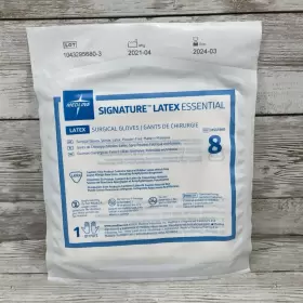 MDG5980 MEDLINE Latex Essential Surgical Gloves #3