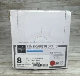 MDG9480 MEDLINE Sensicare Pi Ortho Surgical Gloves Box
