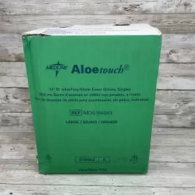 MDS194083 MEDLINE Box Aloetouch Powder Nitrile Exam Gloves
