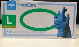MDS2501 MEDLINE Sensicare Nitrile Gloves Box Total #3