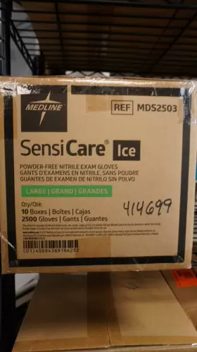 MDS2503 MEDLINE Sensicare Nitrile Gloves