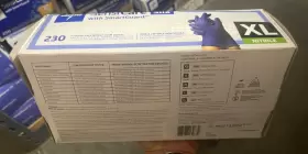 MDS2584H MEDLINE Sensicare Silk Nitrile Exam Gloves Powder #3
