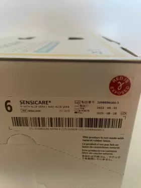 MSG1060 MEDLINE Sensicare Pi Aloe Sterile Surgical Gloves #2