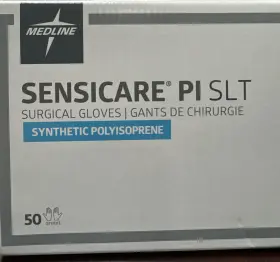 MSG1570 MEDLINE Surgical Gloves Sensicare Pi Box