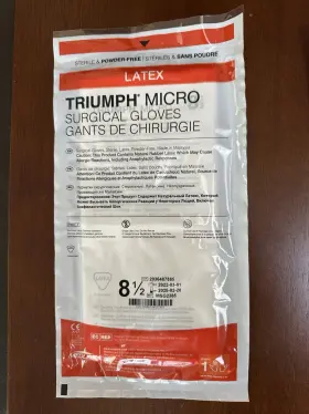 MSG2385 MEDLINE Triumph Latex Powder Surgical Gloves Prs