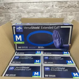 VS711M MEDLINE Versasheild Nitrile Exam Gloves Cuff #3