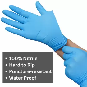 850036458210 MEDPRAYER Nitrile Exam Gloves Mil Disposable Po #3