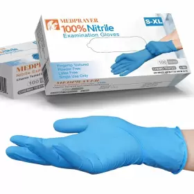 850036458210 MEDPRAYER Nitrile Exam Gloves Mil Disposable Po