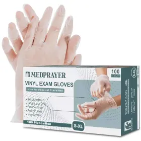 850036458326 MEDPRAYER Exam Gloves Disposable Latex Cleaning #2