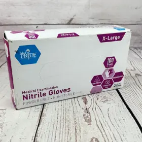 352410505065 MEDPRIDE Powder Nitrile Exam Gloves Pack Iris