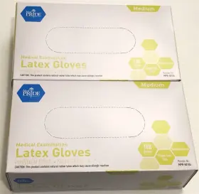50104 MEDPRIDE Medical Exam Latex Gloves