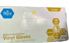 SIZES.-100 MEDPRIDE Medical Gloves Latex Rubber #2