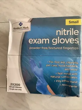 078742093345 MEMBERS MARK Nitrile Exam Gloves Pack