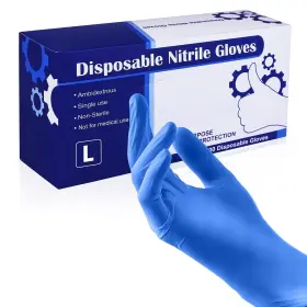 MS-LBNGV001 MEMBRANE SOLUTIONS Nitrile Gloves Disposable Exam